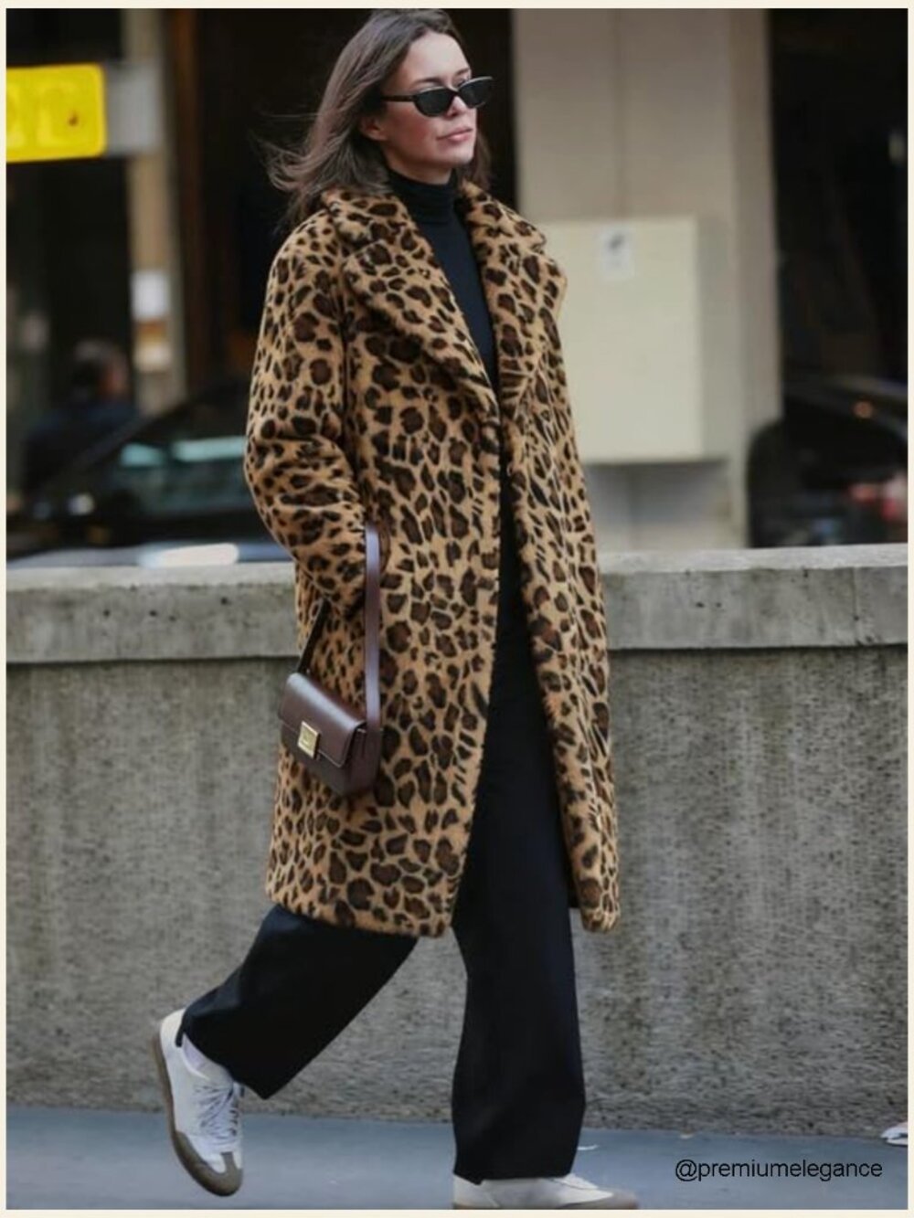 Faux Fur Coat Fuzzy Fleece Open Front Lapel Long Sleeve Longline Jacket - Picture 3 of 7